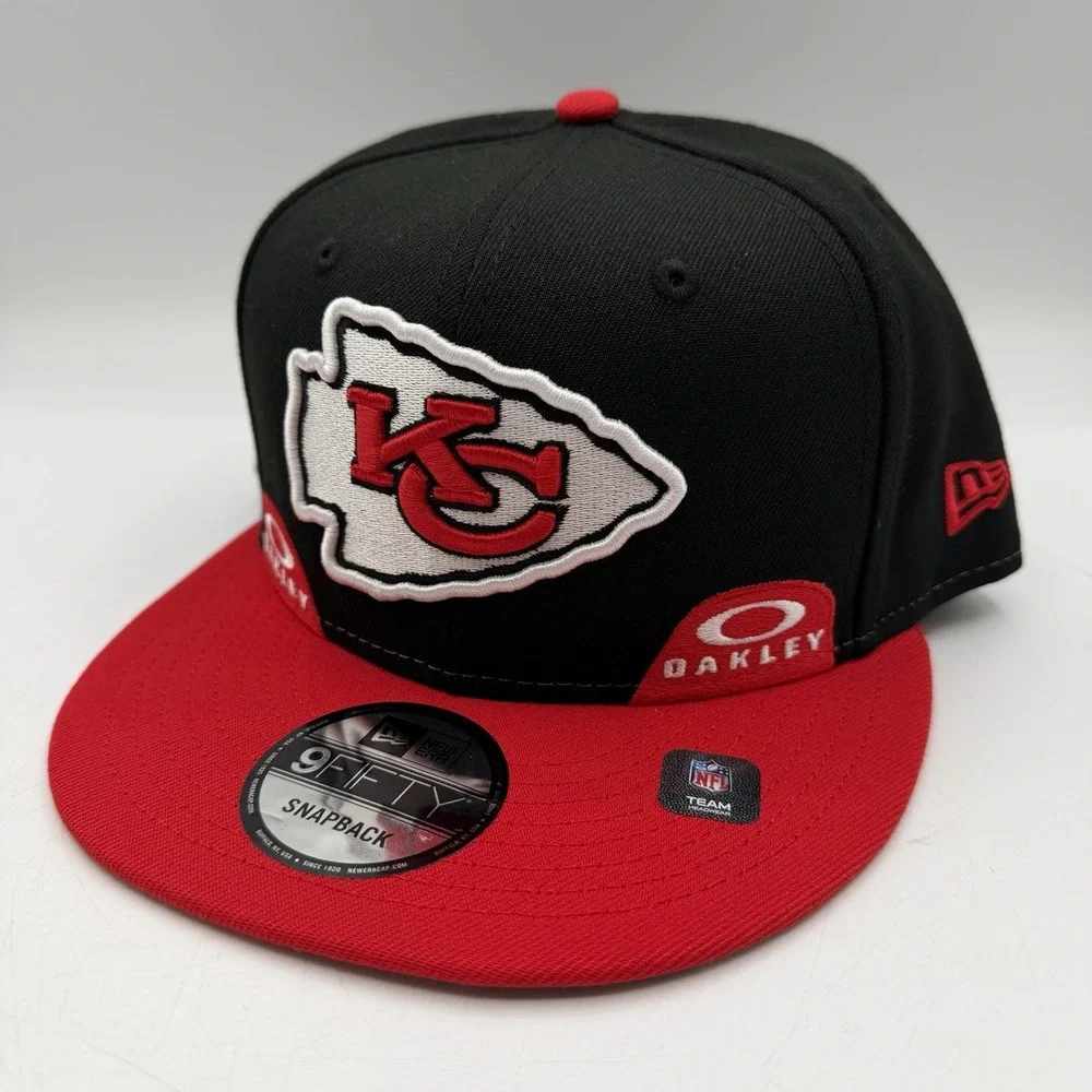 New Era 9Fifty Kansas City Chiefs NFL x Oakley Hat Cap Snapback Adjustable Black